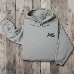Herren Hoodie ask god not google