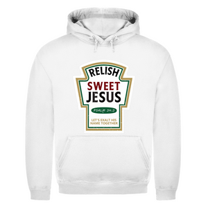 Herren Hoodie relish sweet jesus psalm 34:3