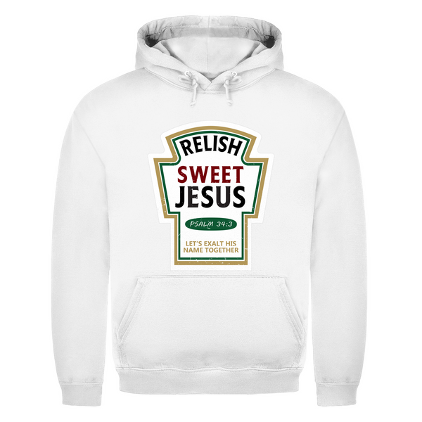 Herren Hoodie relish sweet jesus psalm 34:3