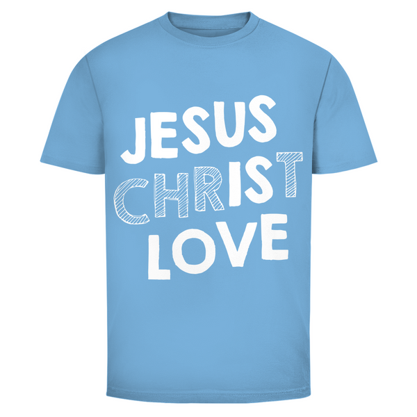 Herren T-Shirt jesus christ love