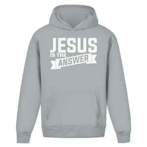 Oversize Hoodie Ohne Kordel jesus is the answer