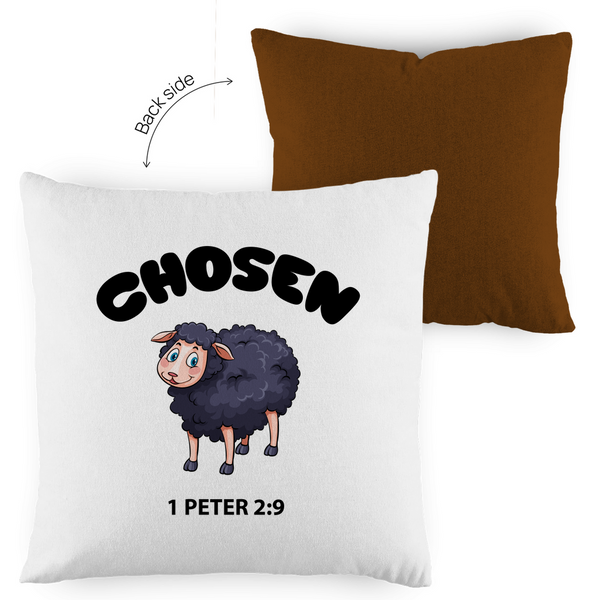 Kopfkissen zweifarbig chosen schaf 1 peter 2:9