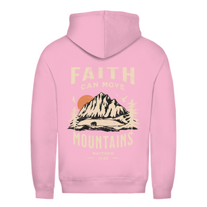 Damen Hoodie faith can move mountains matthew 17:20