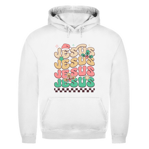 Herren Hoodie jesus weihnachtsmotiv
