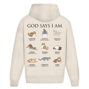 Oversize Hoodie Ohne Kordel god says i am accepted romans 15:7