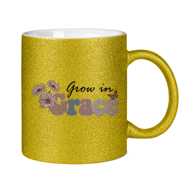 Glitzertasse grow in grace