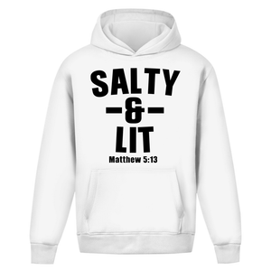 Oversize Hoodie Ohne Kordel salty and lit matthew 5:13