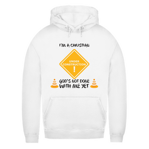 Damen Hoodie christian under construction