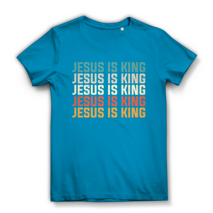 Damen Bio T-Shirt jesus is king vintage