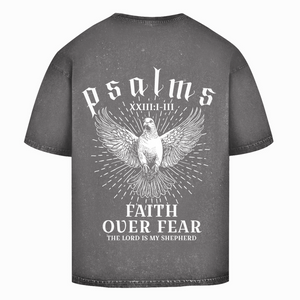 Oversize Washed T-Shirt jesus loves you