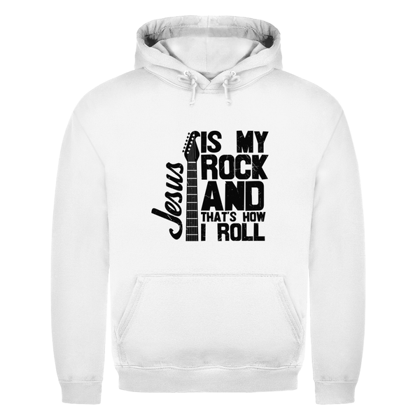 Herren Hoodie jesus is my rock guitarist