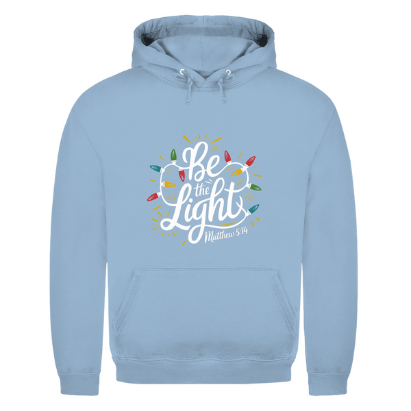 Herren Hoodie be the light matthew 5:14