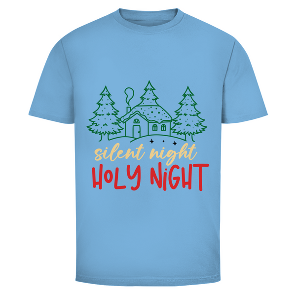 Herren T-Shirt silent night holy night