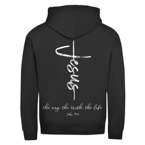 Zipper Hoodie the way the truth the life john 14:6