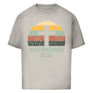 Oversize T-Shirt jesus verändert alles