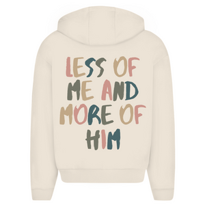 Oversize Zipper Hoodie less of me and more of him