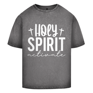 Oversize Washed T-Shirt holy spirit activate