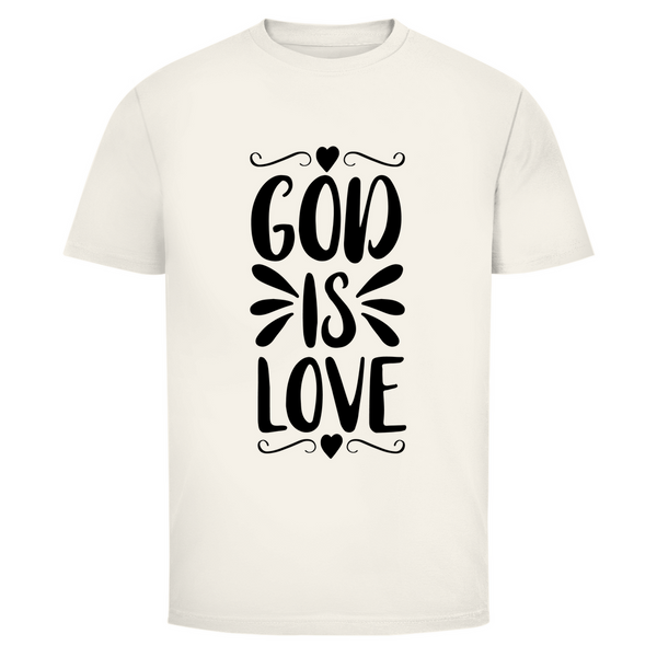 Herren T-Shirt god is love