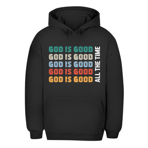 Unisex Oversize Hoodie god is good retro