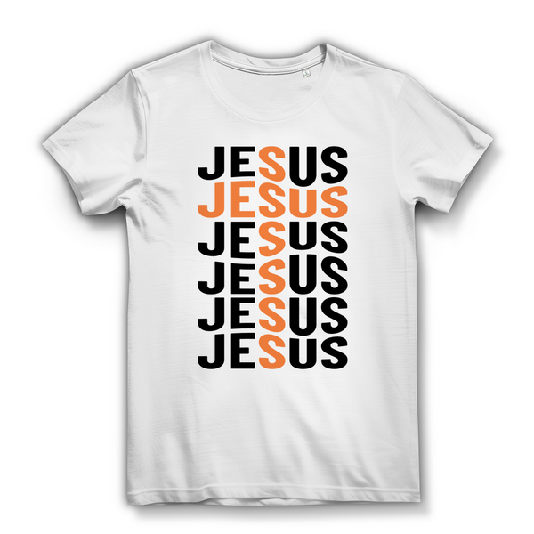 Damen Bio T-Shirt jesus kreuz