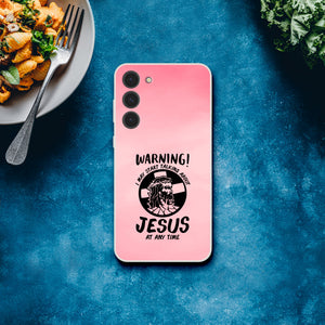 warning may start talking about jesus Samsung-Hülle