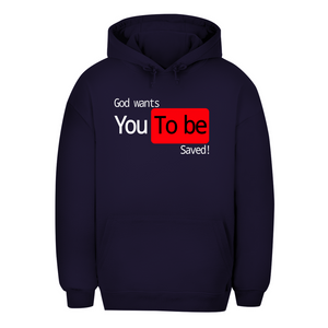 Unisex Oversize Hoodie god wants you to be saved