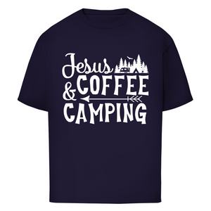 Oversize T-Shirt jesus coffee camping