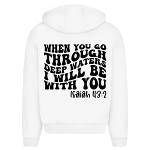 Oversize Zipper Hoodie then you god through deep waters