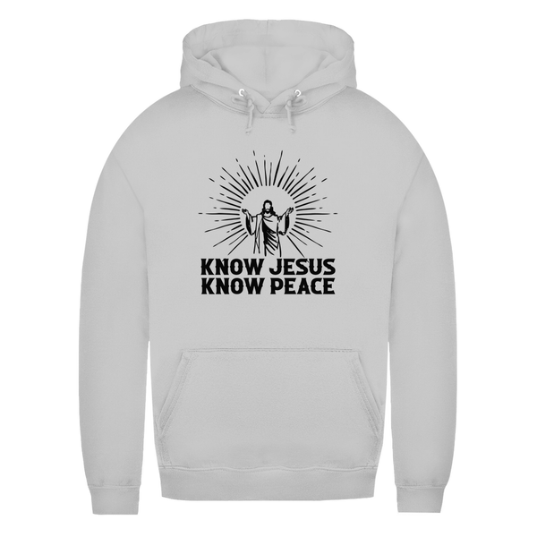 Damen Hoodie know jesus know peace