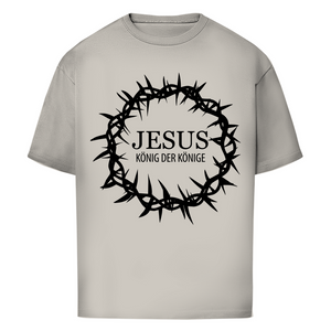 Oversize T-Shirt jesus könig der könige dornenkrone