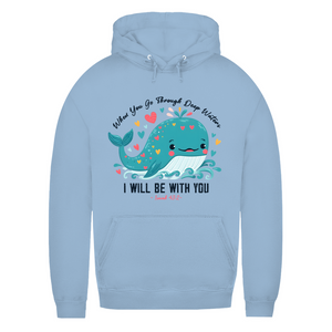 Damen Hoodie Deep Waters Isaiah 43:2