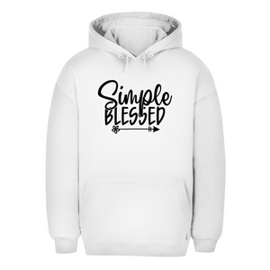 Unisex Oversize Hoodie simple blessed