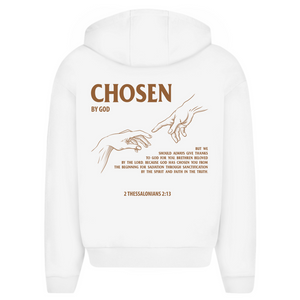 Oversize Zipper Hoodie chosen by god 2 thessalonians 2:13