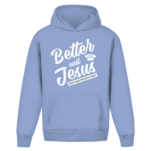 Oversize Hoodie Ohne Kordel better call jesus