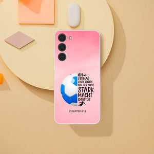 der mich stark macht philipper 4:13 handball Samsung-Hülle