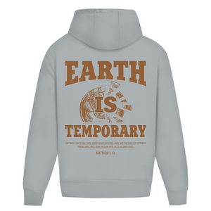 Oversize Hoodie Ohne Kordel earth ist temporary matthew 5:18