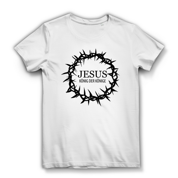 Damen Bio T-Shirt jesus könig der könige dornenkrone