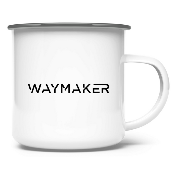 Emaille Tasse waymaker