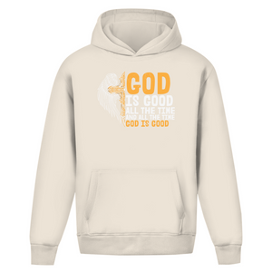 Oversize Hoodie Ohne Kordel god is good