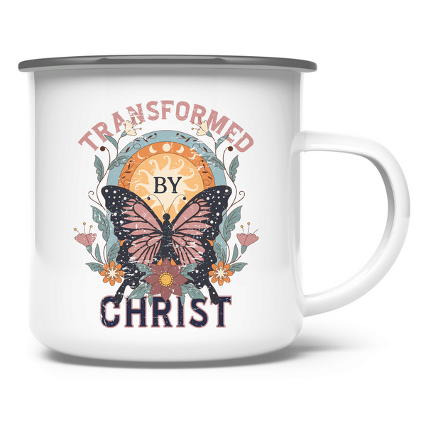 Emaille Tasse transformed by christ