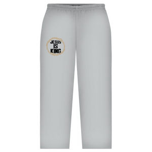 Oversize Sweatpants jesus is king dornenkrone