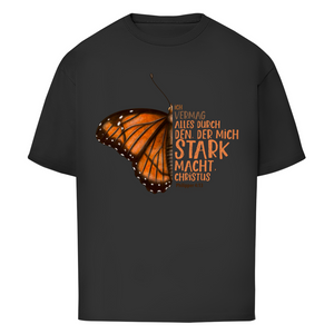 Oversize T-Shirt der mich stark macht schmetterling