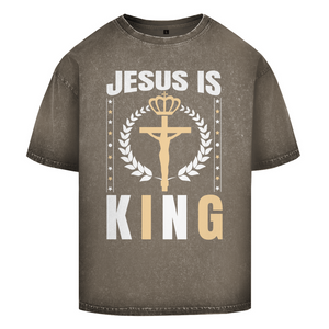 Oversize Washed T-Shirt jesus is king