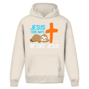 Oversize Hoodie Ohne Kordel jesus took naps mark 4:38 faultier