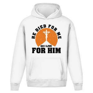 Oversize Hoodie Ohne Kordel he died for me