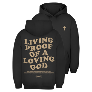 Unisex Oversize Hoodie a loving god 1 john 4:9-10
