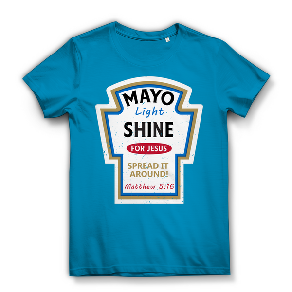 Damen Bio T-Shirt mayo light shine matthew 5:16