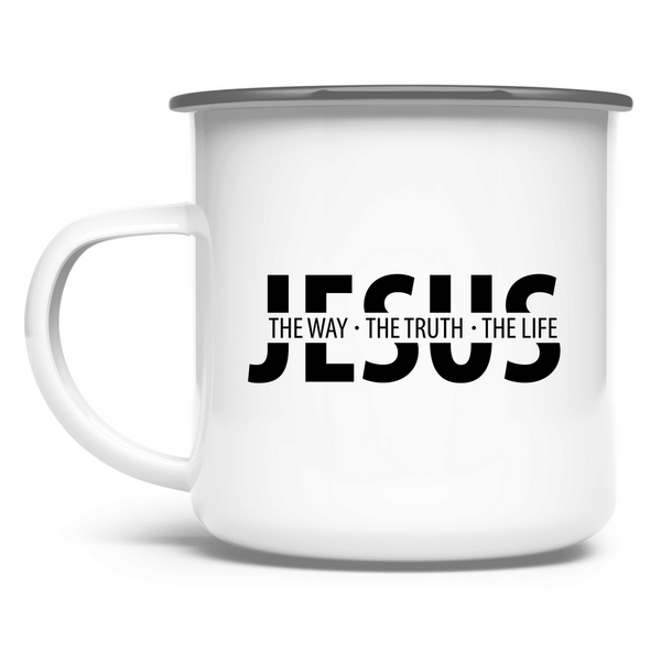 Emaille Tasse jesus the way the truth the life