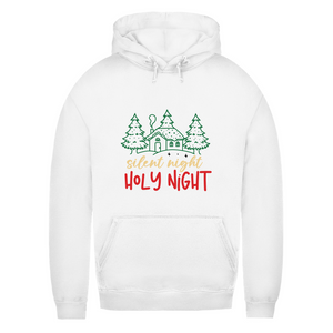 Damen Hoodie silent night holy night
