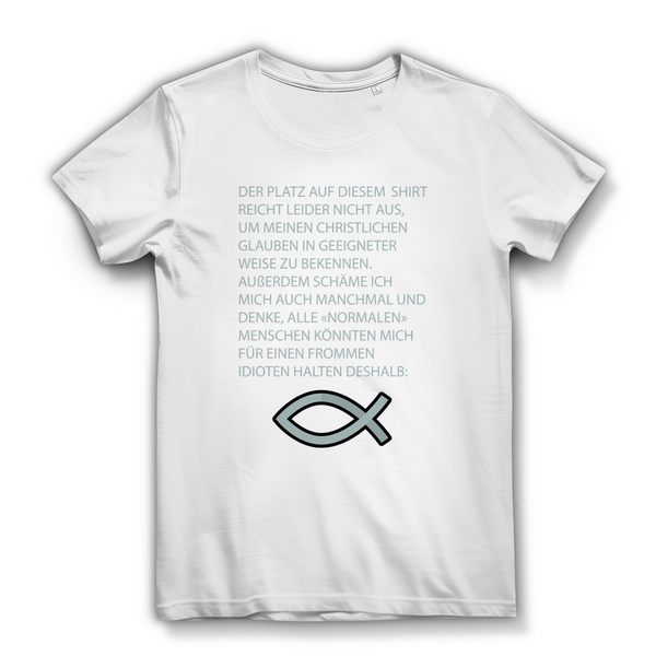 Damen Bio T-Shirt ICHTHYS spruch